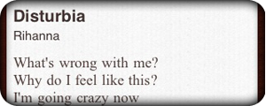 Lyrics Screenshot